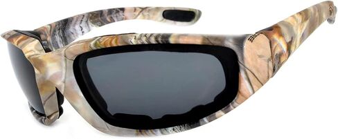 OWL Men Women Padded Foam Motorcycle Riding Glasses Goggles 99% UV protection in Kuwait