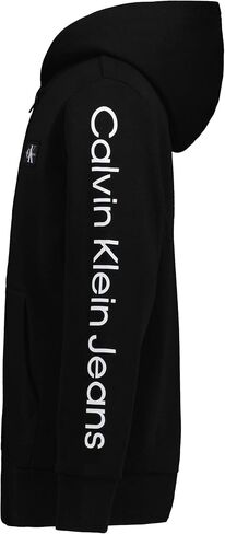 كالفن كلاين بويز الأكمام الطويلة الكاملة zip fleece هوديي in Saudi Arabia