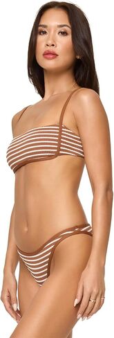 L*Space Hazel Bikini Top for Women, Ribbed Bralette Featuring Adjustable Straps and Removable Pads in Saudi Arabia
