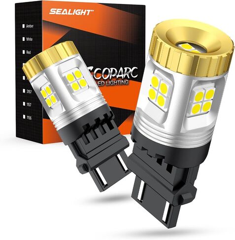 لمبة إضاءة عكسية ، 1200 ٪ أكثر إشراقًا لمبة LED ، 3156 3056 3057 4157 LED White White for Light Backup Light Lights Drl Morking Switch Lights (حزمة 2) in Kuwait