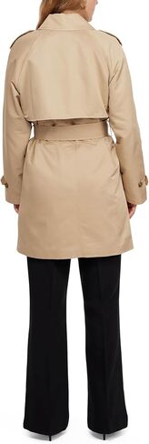 ELLEN TRACY Women's Trench Coat - Waist Belted Button Up Long Raincoat for Ladies (Sizes: S-XL) in Kuwait