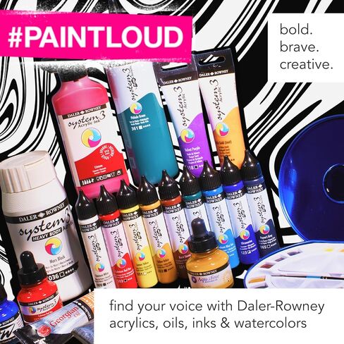 مجموعة السفر المائية Daler Rowney Aquafine 12 -PC - طلاء بالألوان المائية للورق المائي وأكثر - ألوان مائية للفنانين والطلاب - طلاء ملون مائي لجميع مستويات المهارة in Kuwait