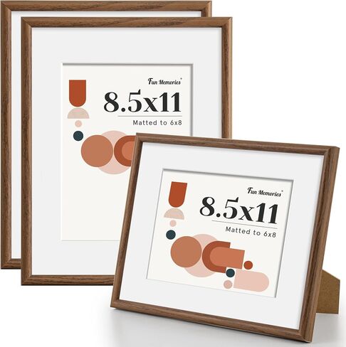 Modern Arched Wall & Tabletop Picture Frames, Shatterproof PVC Photo Frames 18x24, Display Pictures 16x20 with Mat or 18x24 Without Mat, Lightweight, Water-Resistant & Space-Saving Home Decor in Kuwait