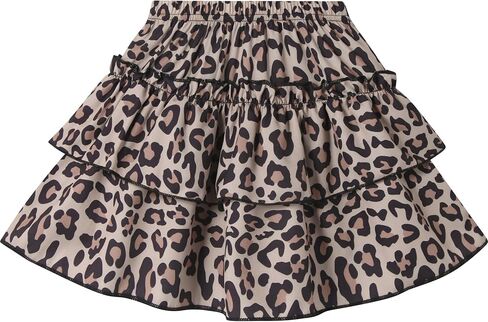 مجموعة تنورة للفتيات الصغيرات - 2 قطعة قصيرة الأكمام أعلى شيربريد تيرنج زي الفتيات الربيع الصيف الملابس 3-8 سنوات in Kuwait