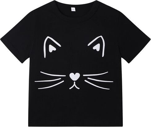 مجموعة تنورة للفتيات الصغيرات - 2 قطعة قصيرة الأكمام أعلى شيربريد تيرنج زي الفتيات الربيع الصيف الملابس 3-8 سنوات in Kuwait