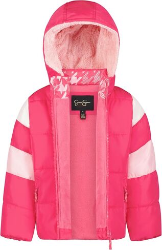 Jessica Simpson Girls Two-piece Insulated Winter Snowsuit With Hooded Jacket and Ski Bib Overalls in Saudi Arabia