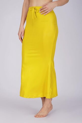 Shimmer Fabric Saree Shapewear Petticoat for Women, Skirts,Shape Wear Sari Silhouette With Adjustable Drawstring in Kuwait