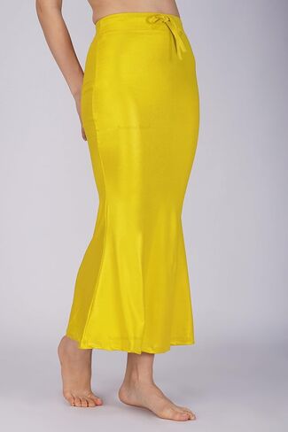 Shimmer Fabric Saree Shapewear Petticoat for Women, Skirts,Shape Wear Sari Silhouette With Adjustable Drawstring in Kuwait
