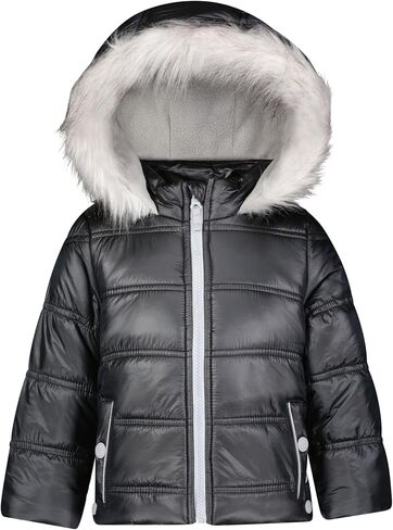 Jessica Simpson Girls Two-piece Insulated Winter Snowsuit With Hooded Jacket and Ski Bib Overalls in Saudi Arabia
