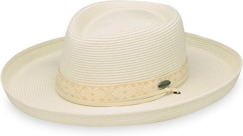 Wallaroo Hat Company Women Stevie Sun Hat - UPF 50+ UV Protection ، حافة واسعة ، الحجم المتوسط ​​، قبعة شمس قابلة للتعديل وقابلة للتعديل in Kuwait