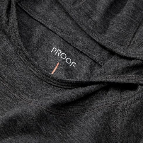 Huckberry Proof 72 ساعة Merino Wool Upf Hoodie ، هوديني Mens Merino Wool مع حماية من أشعة الشمس ، ومكافحة الرائحة in Saudi Arabia