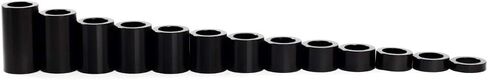 TOFR Chrome 13 Piece O.D. 1-1/8" Wheel Spacer for 3/4" Axle For Harley Touring Road King Electra Glide Softail Standard Custom Fat Boy Night Train Dyna Street Bob Low Rider Super Glide Sportster 883 in Kuwait