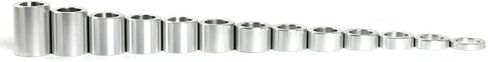 TOFR Chrome 13 Piece O.D. 1-1/8" Wheel Spacer for 3/4" Axle For Harley Touring Road King Electra Glide Softail Standard Custom Fat Boy Night Train Dyna Street Bob Low Rider Super Glide Sportster 883 in Kuwait