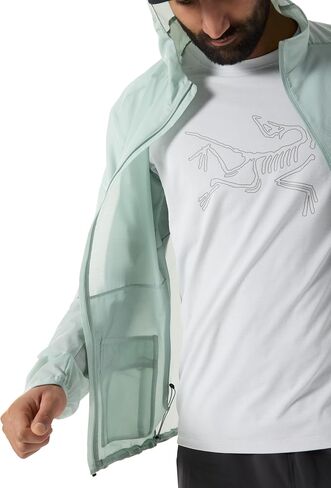 Arc'teryx Incendo Airshell Hoody Men's | Airy Ultralight Trail Running Top in Saudi Arabia