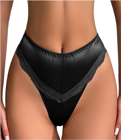 Cheeky Panties for Women Sexy Womens Lace Underwear Seamless Satin Panties Ladies No Show Breathable Hipster Panty in Saudi Arabia