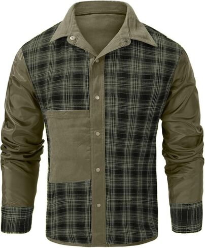 eisctnd رجال مبطن من الفانيلا رعاة البقر عتيقة السترات المفاجئة معطف مقعد مقصورات غربية للمشي لمسافات طويلة في الصيد أعمال التخييم في الهواء الطلق في الهواء الطلق in Kuwait