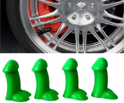 4PACK FUNNY PRANK TIRE VALVE CATES STEM GAG HOPTS PENCIL VALVE CATS STEM PHILLIOUS PRLICION PHILLIOUS PHINCH DOFT GIFT GUST PRINCE COVER in Kuwait