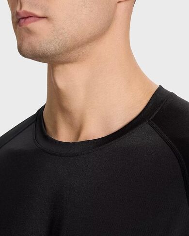 Men's Long Sleeve Shirts Lightweight UPF50 Quick Dry Rash Guard Cooling Tee with Silver Ion Tech in Kuwait