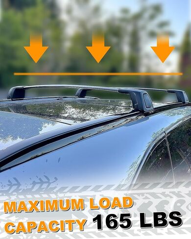 Snailfly Roof Rack Cross Bars Fit for Audi Q3 2019-2024 Cargo Carrier 165lbs Capacity Less Noise Crossbars Accessories in Kuwait