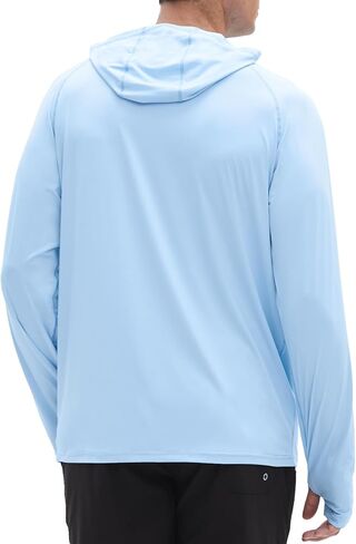 Riverruns Men's UPF 50+ Sun Protection Hoodie Fishing Shirt Cooling Quick Dry Rash Guard Long Sleeve in Saudi Arabia