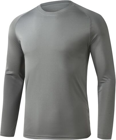 Stickon Mens Upf 50+ قمصان حماية من أشعة الشمس UV SPF الأكمام الطويلة قمصان تي شيرت خفيفة الوزن حارس الصيد تي شيرت تي شيرت in Kuwait