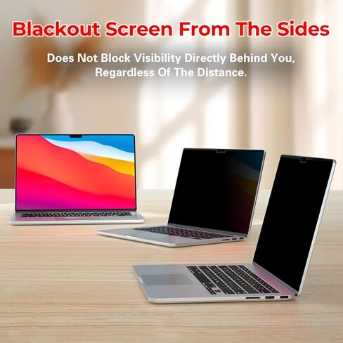 Laptop Privacy Screen 15.6 Inch,16:10Aspect Removable Anti Glare Blue Light Filter Protector, 15.6 in Laptop Privacy Screen Shield for laptop in Saudi Arabia