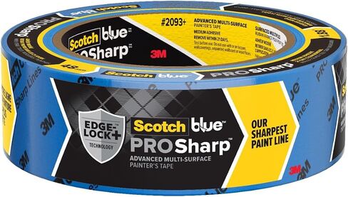 Scotchblue Prosharp Painter's Tape بعرض 2 بوصة (1.88 في × 60 YD) 3 لفات الأزرق يحمي الأسطح ويزيلها بسهولة ، شريط قفل الحافة للاستخدام الداخلي والخارجي (2093+-48AC3) in Kuwait