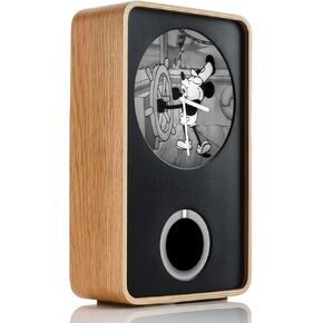 Clock Comes with Thousands of animations, Updated Daily, with a Lifetime Subscription Included. Choose The Perfect for Each Moment! (Walnut)
