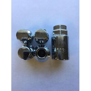 12 x 1.25 Acorn Chrome Wheel Lock