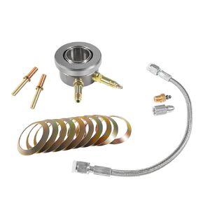 82876 T-5 Stock Clutch Hydraulic Throwout Bearing & Hose Kit Fit for GM-Style Borg-Warner T-5 transmissions, Replace for Part Number 82876, 82870