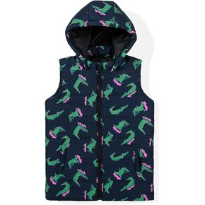 Snow Dreams Boys Stest Vested Wited Ceilted Outwear Outweveless Jacket in Kuwait