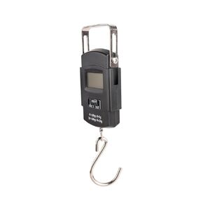 Digital Hanging Luggage Scale with LCD Display, 0-50kg Capacity, 5g/10g Accuracy, Metal Hook