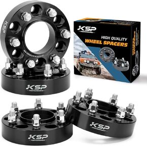 KSP 6x135 إلى 6x135 فواصل العجلات لـ F150 ، 1.5in 38 ملم Hubcentric 6 محولات العجلة لعام 2015-2025 F150 ، Navigator مع M14x1.5.