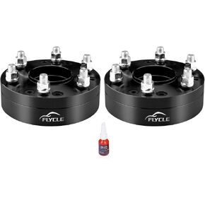 FLYCLE 6x5.5 to 5x4.5 Wheel Adapters, 2 inch 6x139.7 to 5x114.3 Wheel Adapters 108mm Center Bore with 14x1.5 Studs