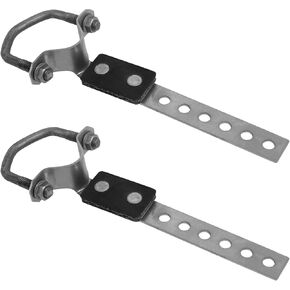 Exhaust Hanger Heavy Duty Tailpipe Hanger Flexible Swivel Exhaust Bracket, Pack of 2