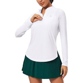 Heathyoga Womens Long Sleeve Tops Tops Golf Terts Rash Guard for Women UPF 50+ SPF UV Protection Sun Terts Heaking