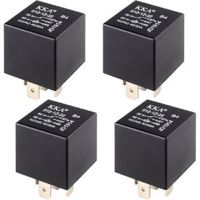4 PCS 5 PIN 12V 40A مرحلات السيارات المقاومة للماء ، التبديل لمراوح التبريد الكهربائية ، مبتدئين السيارات ، المصابيح الخلفية للسيارات
