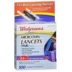 Walgreens 33 Gauge Micro Thin Lancets ، 100 EA