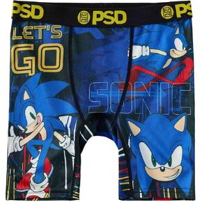 PSD Youth Sonic the Hedgehog Print Boxer Briefs - Breathable and Supportive Kids Underwear with Moisture-Wicking Fabric