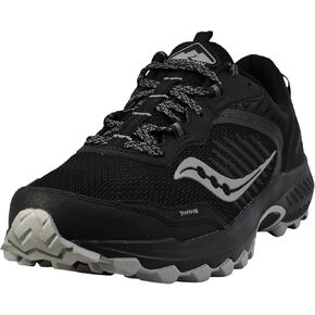 Saucony Men's Excursion TR15 Sneaker, Black/Shadow, 10.5 Wide