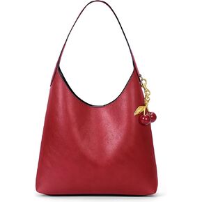 فوكس من جلد الغزال الأوبو أكياس نباتي كيس كتف من الجلد المحببة للنساء متوسطة المصمم ترهل حقائب اليد in Kuwait