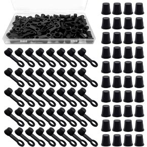 80 pcs 2 أنواع مطاطية الفرامل الفرامل النزف نزيف غطاء الشحوم