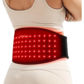 Comfytemp 5000mAh حزام علاج الضوء الأحمر المحمول للجسم ، FSA HSA مؤهلة بالقرب من التفاف العلاج بالضوء الأشعة تحت الحمر