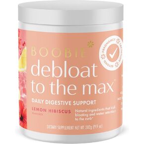 العلامات التجارية Boobie DeBloat إلى Max- Lemon Hibiscus ، 60 حصص