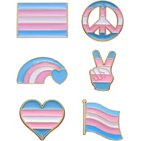 Ronglry Pride Rainbow LGBTQ Pins - Bulk Pride Flag Lapel Pins & Brooches for Clothes, Bags, Hats & Accessories