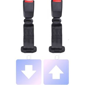 2 Pcs Pads Extend Cover Extension, up to Making Your Shoulder Neck Comfortable and Convenient (Black-9in)