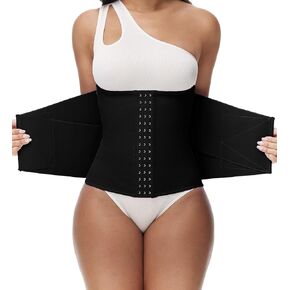 SHAPSHE Sweat Waist Trainer Corset for Women Sweet Belly Waist Trimmer Tummy Wrap Sport Workout Postpartum Sauna Belt Band