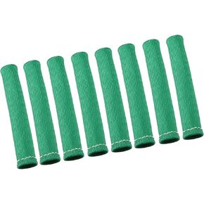 8 Pcs High Heat Shield Engine Spark Plug Wire Boots Protector Sleeve Cover for Car Green Auto Accessories