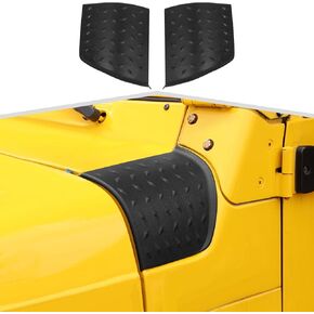 Side Body Cowling Cover Black Corner Guard Overlay Exterior Accessories Compatible with Jeep Wrangler TJ 1997-2006