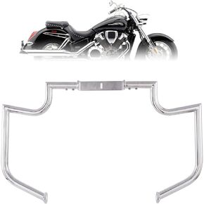 بار حارس محرك Crash Bar Highway Bar لـ Honda VTX1800 VT1800C VTX1800F 2002-2008 (Chrome)